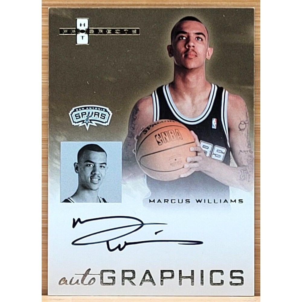 2007-08 FLEER HOT PROSPECTS MARCUS WILLIAMS ROOKIE AUTOGRAPHICS AUTO SPURS